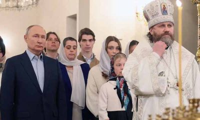 Putin recibe la Navidad ortodoxa en compañía de familiares de soldados caídos en Ucrania