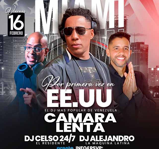 Dj Cámara Lenta: Gira Salseros VIP en USA