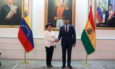 Canciller de Bolivia, fortalece relaciones bilaterales con Venezuela