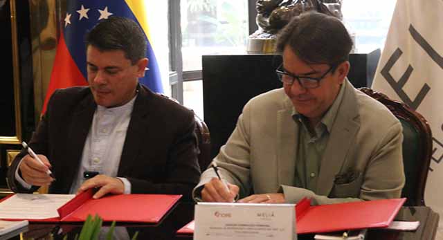 Inces y Meliá Caracas firman convenio para fortalecer formación técnica en el sector hotelero