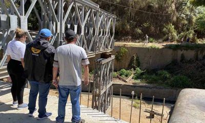 Inicia instalación del nuevo puente de El Golf cumpliendo promesa del Alcalde Morales