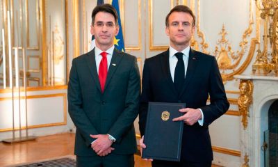 Presidente Macron recibe al nuevo embajador de Venezuela en Francia