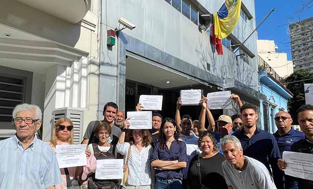 Venezolanos en Argentina exigen apertura del Registro Electoral para participar en elecciones presidenciales