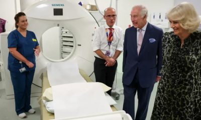 Visita del Rey Carlos III y la Reina Camila a Centro Oncológico