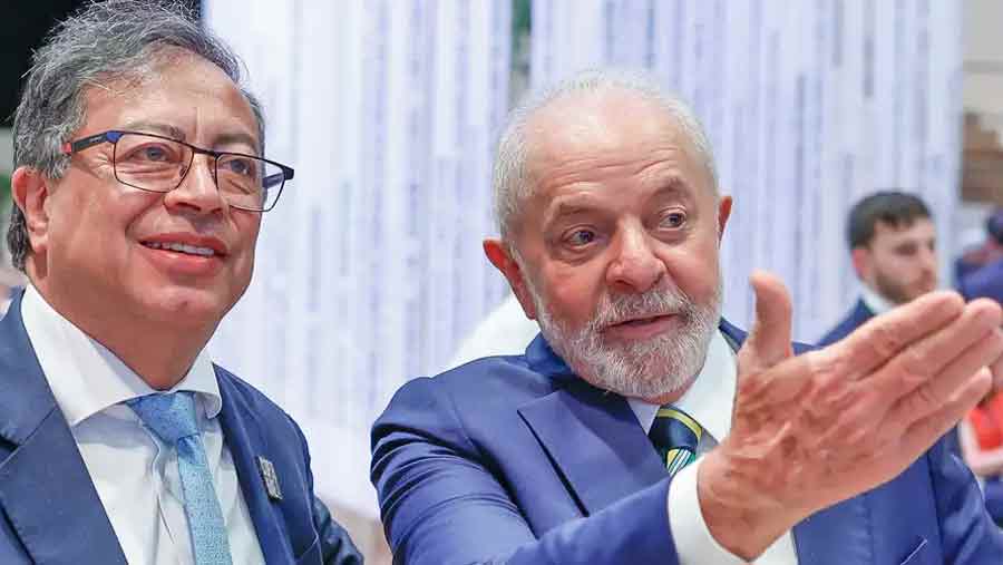 Lula Da Silva y Gustavo Petro se reúnen en Bogotá
