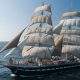El velero Belem, llevará la llama olímpica a París 2024