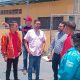 El alcalde Farith Fraija supervisa el inicio de las obras de remodelación en el Polideportivo Ernesto Aparicio de El Paso.