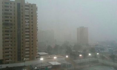 Fuerte lluvia despierta a Maracaibo y genera caos en la ciudad