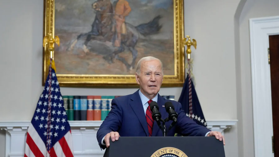 Joe Biden condena violencia en protestas universitarias sobre Gaza