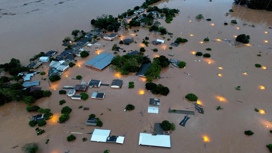 Inundaciones en el sur de Brasil dejan al menos 40 muertos