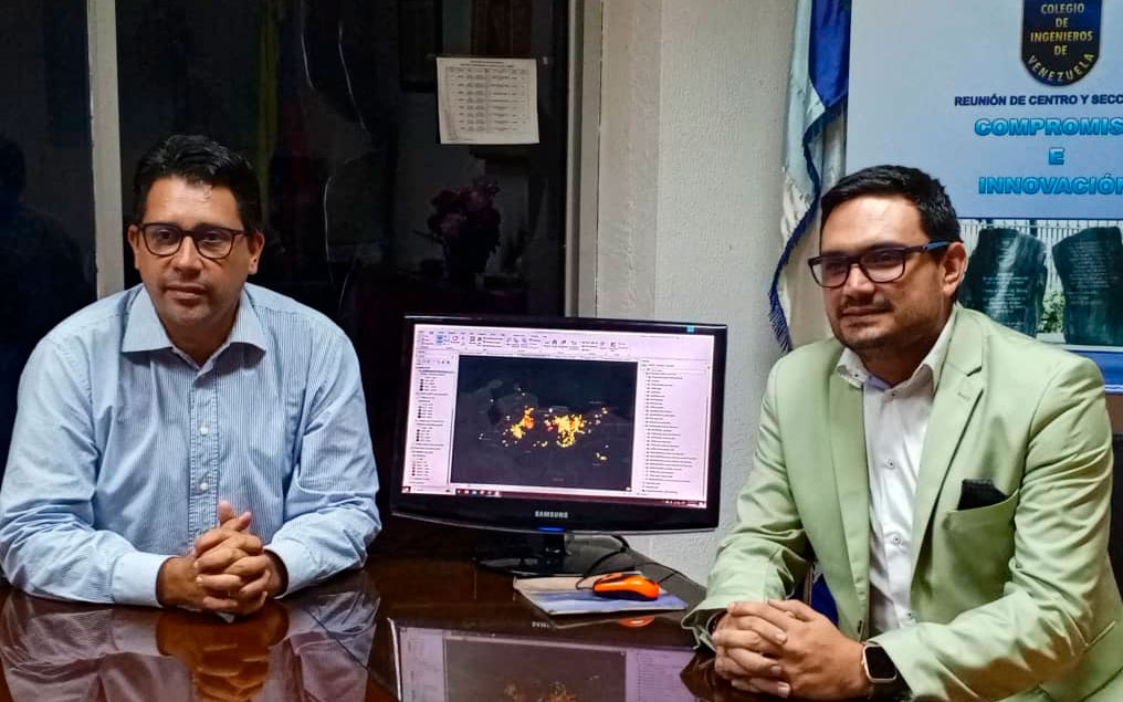 Manuel Zerpa, directivo de la SVIAA, y Saúl Elías López, presidente de la Sociedad, presentan la propuesta de reactivación de los seguros agrícolas.