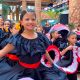 Bailarines de Em Danza Carrizal durante su presentación.