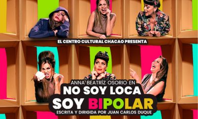 Juan Carlos Duque durante la presentación de “No Soy Loca, Soy Bipolar”, una obra que aborda la salud mental y la bipolaridad.