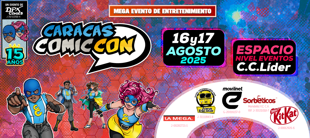 Caracas Comic Con celebra 15 años con invitados internacionales