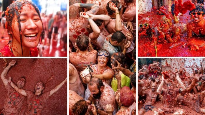 Más de 22.000 personas participaron en la Tomatina 2025 en Buñol
