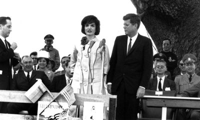 John F. Kennedy y Jacqueline Bouvier durante su visita a Caracas en diciembre de 1961, entre protestas y expresiones de simpatía popular.