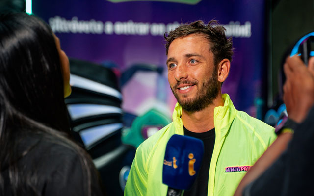 Michael Cohen, CEO de Ninja Park VR, durante el relanzamiento en el Centro Sambil.