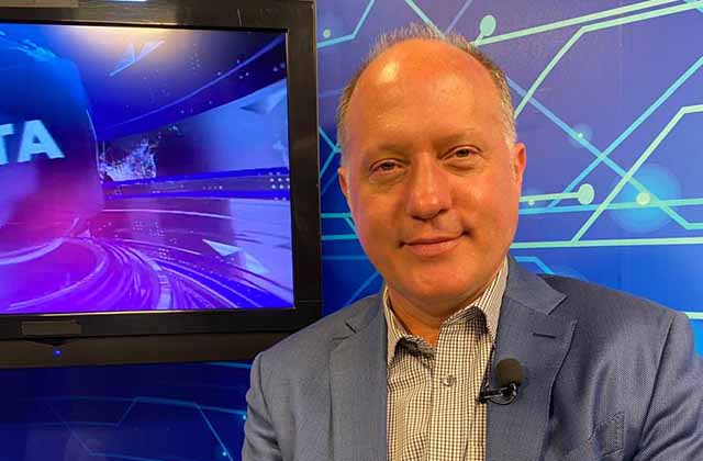 Bernardo Calvo, presidente de CAPMI Miranda, durante entrevista donde expuso la crítica situación tributaria que enfrentan pequeños y medianos empresarios del estado Miranda