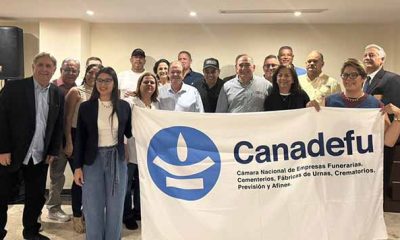 Empresarios del sector funerario participan en jornada de Canadefu para revisar anteproyecto de regulación en Hotel Shelter Suites, Caracas.