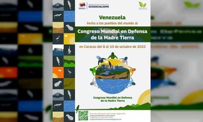 Caracas será sede del Congreso Mundial en Defensa de la Madre Tierra con 3.000 participantes