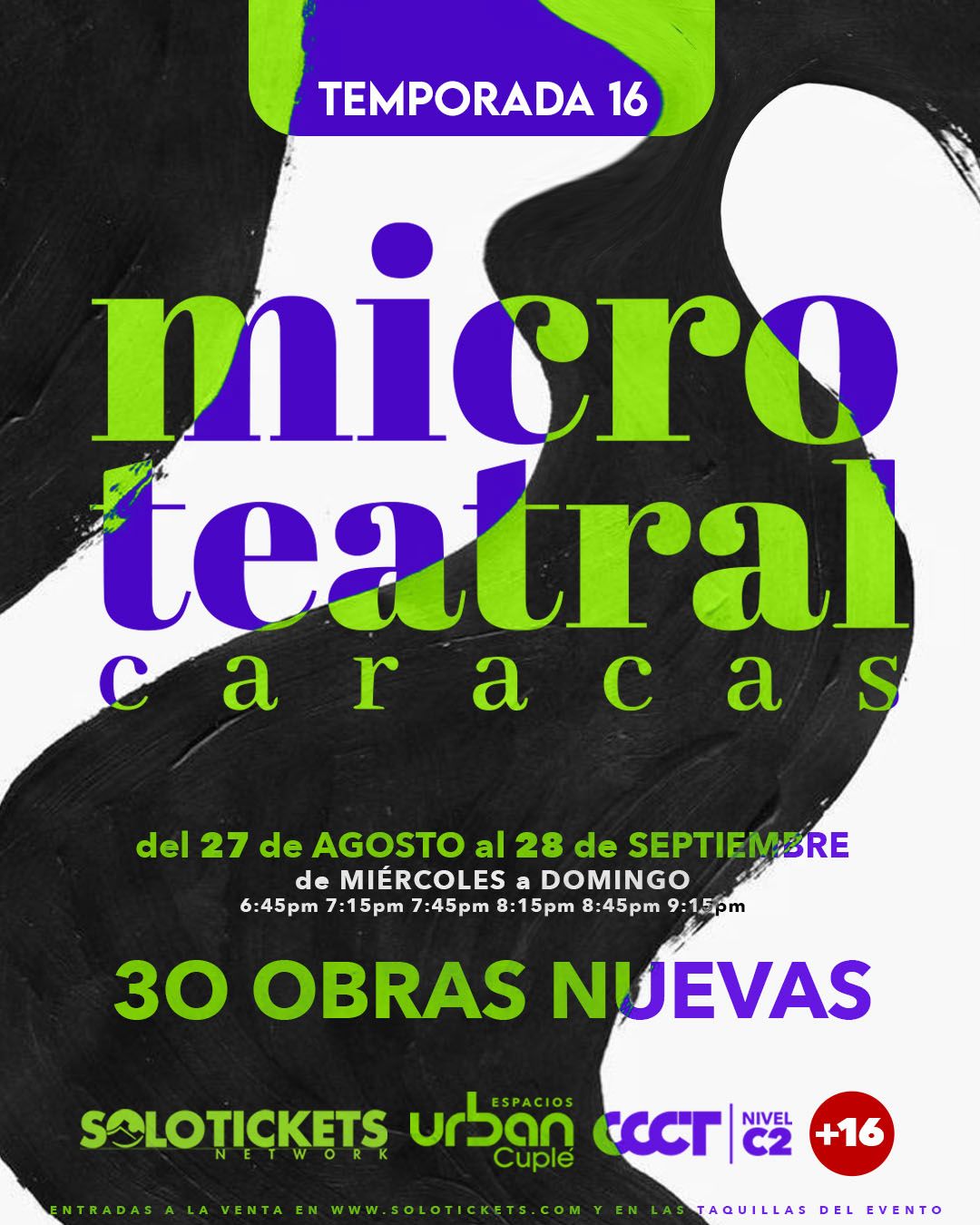 Microteatral Caracas inicia su temporada 16 con 30 obras