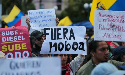 Protestas en Ecuador dejan un muerto y militares heridos