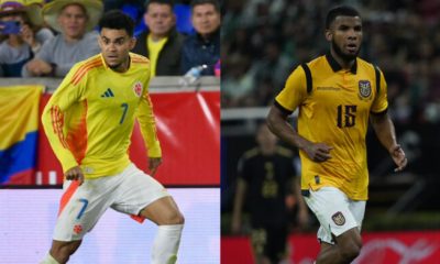 Ecuador y Colombia empatan en amistosos ante México y Canadá
