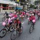 Participantes de “La Ruta de Lola” recorren Caracas en apoyo a la detección temprana del cáncer de mama.