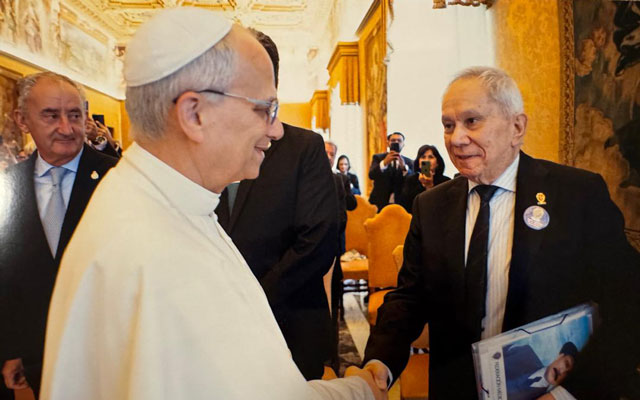 El papa León XIV recibió al presidente de la Federación Médica Venezolana