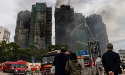 Ascienden a 128 los fallecidos por incendio en complejo residencial en China