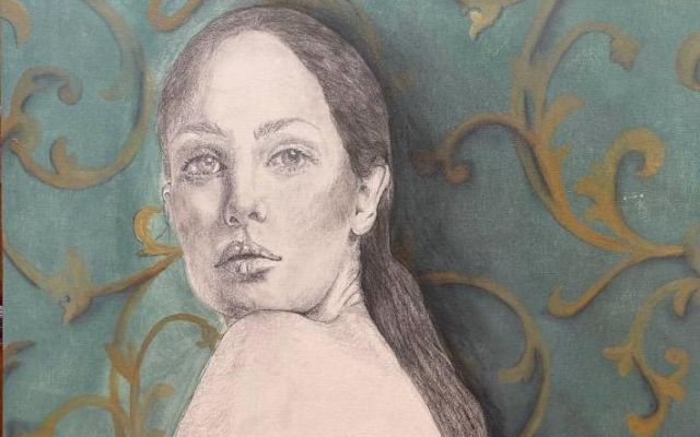 detalle de obras de la exposición “Mundos paralelos”