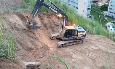 Hidrocapital repara tubería matriz rota en Lomas del Sol