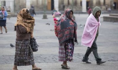 as bajas temperaturas y las lluvias asociadas a la época fría en Guatemala han causado cuatro muertos y más de 1.400 damnificados.