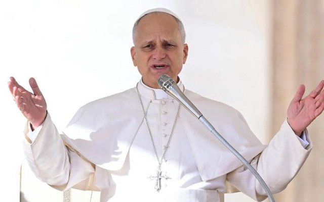 El Papa León XIV durante la audiencia general en la Plaza de San Pedro. Foto: ANSA.
