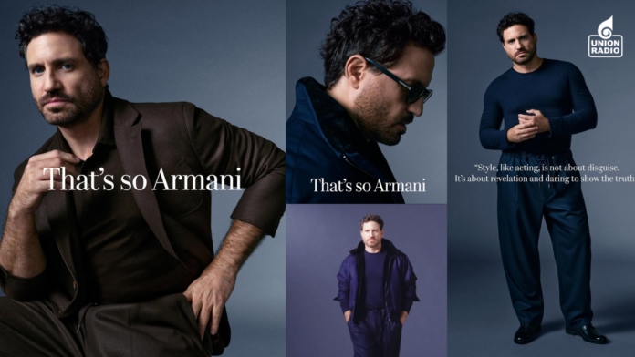 Édgar Ramírez protagoniza la nueva campaña masculina de Giorgio Armani