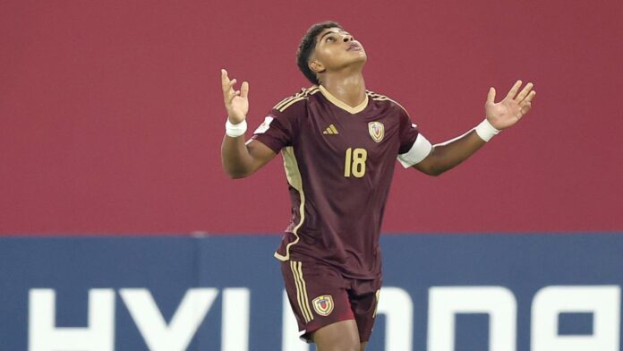 Venezuela sub-17 vence 3-0 a Inglaterra y arranca con fuerza