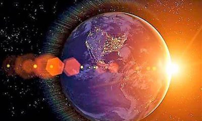 solsticio de invierno. La energía cósmica envuelve la Tierra. [