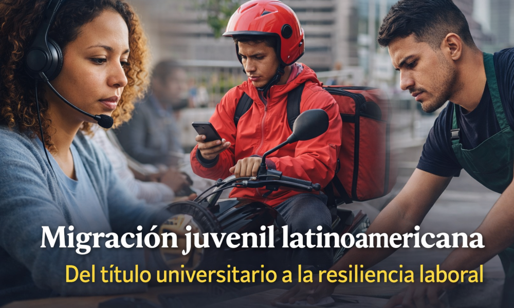 Migración juvenil, del título universitario a la resiliencia en trabajos precarios