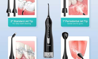 El irrigador COSLUS permite una limpieza profunda en segundos, incluso en zonas donde el cepillo no llega
