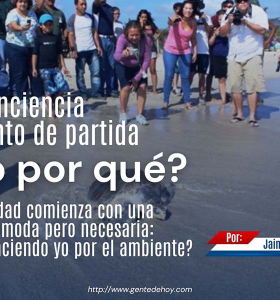 La sostenibilidad comienza con una pregunta incómoda pero necesaria: ¿qué estoy haciendo yo por el ambiente?