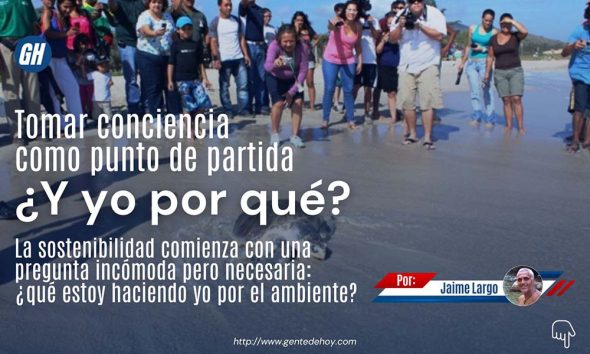 La sostenibilidad comienza con una pregunta incómoda pero necesaria: ¿qué estoy haciendo yo por el ambiente?
