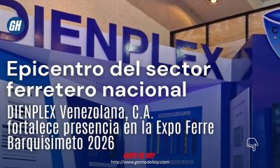 Productos de DIENPLEX en su stand de Expo Ferre Barquisimeto 2026.