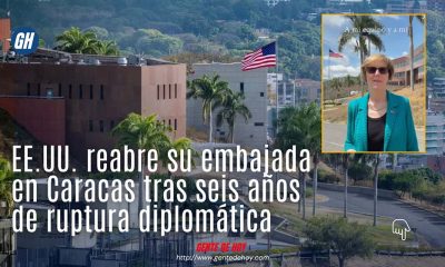 La bandera estadounidense volvió a izarse sobre el edificio de la cancillería tras seis años de cierre diplomático.