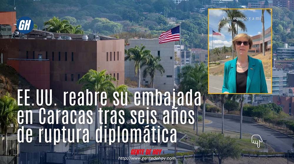 La bandera estadounidense volvió a izarse sobre el edificio de la cancillería tras seis años de cierre diplomático.