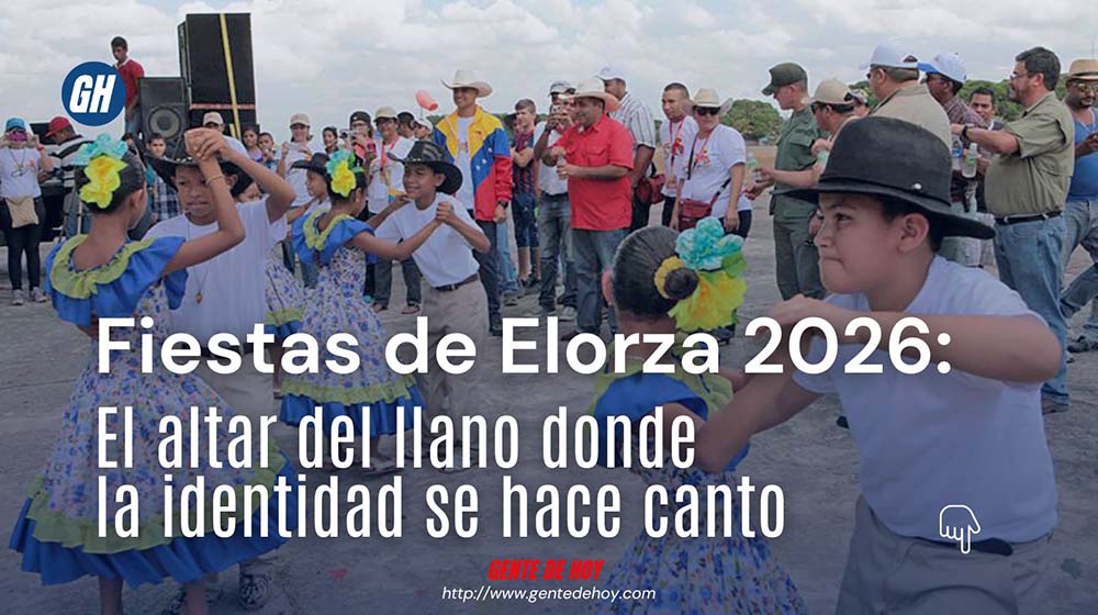 Pareja de baile zapateando al ritmo del arpa, cuatro y maracas durante el amanecer llanero en las Fiestas de Elorza, estado Apure.