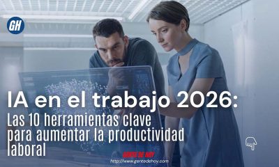 Profesionales utilizan múltiples herramientas de inteligencia artificial en un entorno laboral digital.