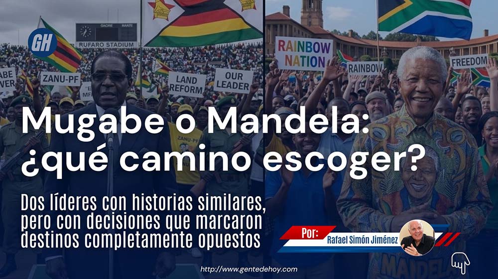 Mandela eligió la reconciliación; Mugabe optó por la venganza