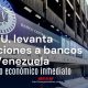 Sede del Banco Central de Venezuela, una de las instituciones beneficiadas por el levantamiento parcial de sanciones financieras.