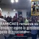 El evangelista Mark Dos Santos junto a la nueva directiva de CONFRAMICAES durante el acto de unción en la Iglesia Cordero de Dios, Palo Verde.