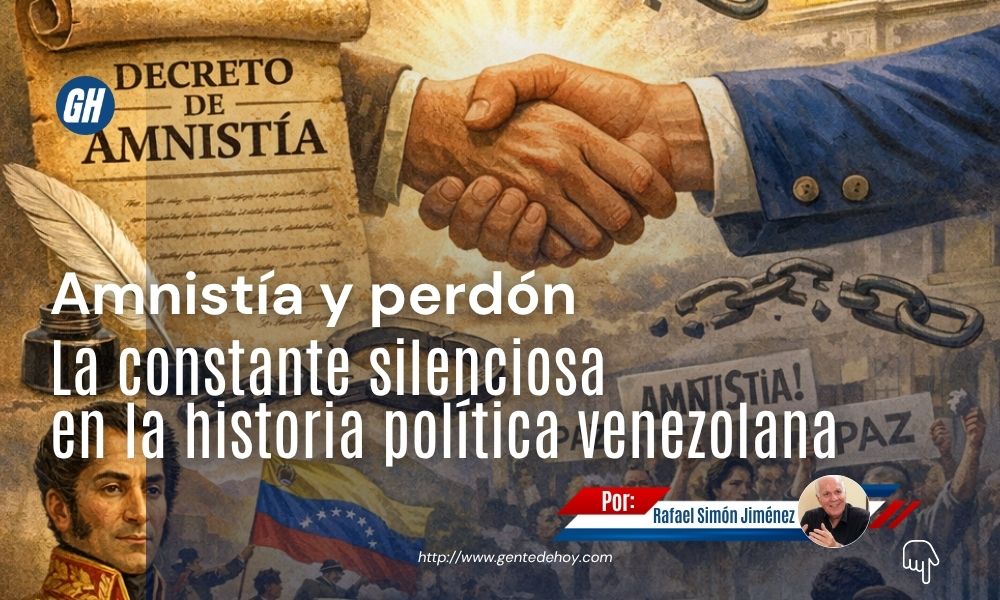 La amnistía y el perdón han sido mecanismos recurrentes para cerrar ciclos de violencia en la historia política venezolana. Foto referencial